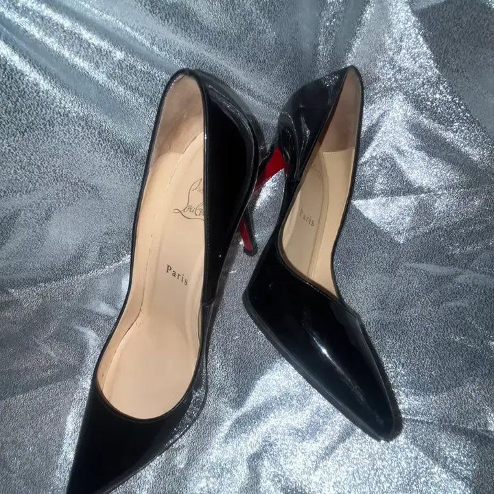 [BUNJANG] Christian Louboutin Patent Leather Stiletto High Heels / 크리스챤 루부탱 에나멜 스틸레토 하이힐