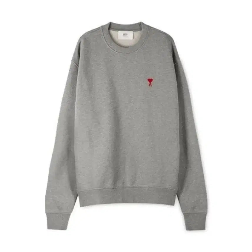 [BUNJANG] Ami Small Logo Sweatshirt / 아미 스몰 로고 맨투맨 새상품