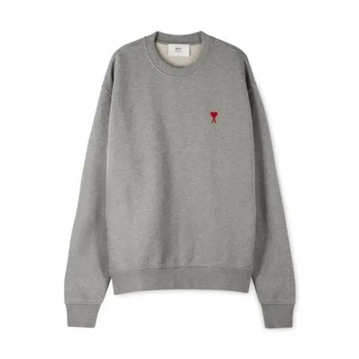 [BUNJANG] Ami Small Logo Sweatshirt / 아미 스몰 로고 맨투맨 새상품