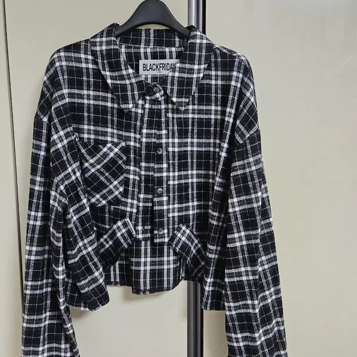 [BUNJANG] Cropped Blouse / 크롭남방