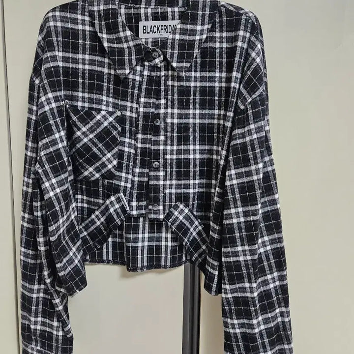 [BUNJANG] Cropped Blouse / 크롭남방