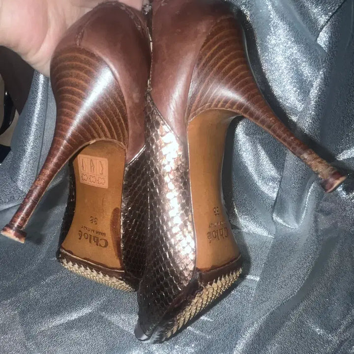 [BUNJANG] Chloé Western Stiletto Heels / 끌로에 웨스턴무드 스틸레토 힐