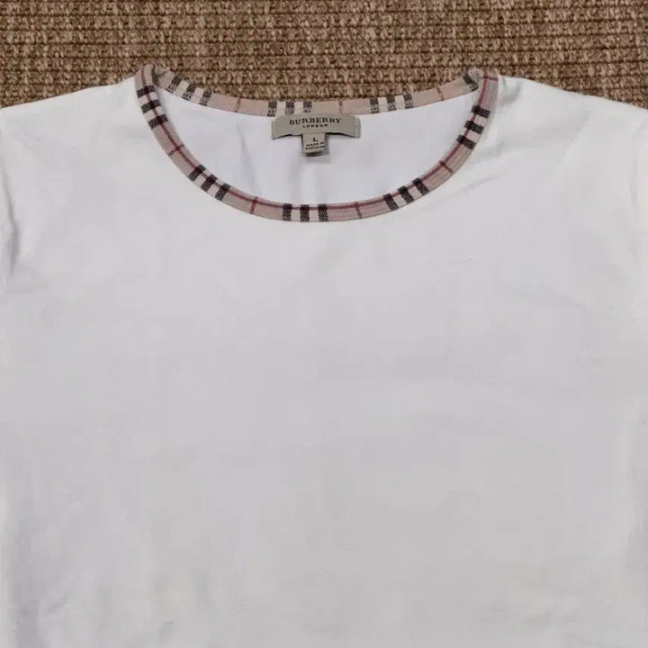 [BUNJANG] Burberry White Long Sleeve T-Shirt / 버버리 화이트 긴팔티