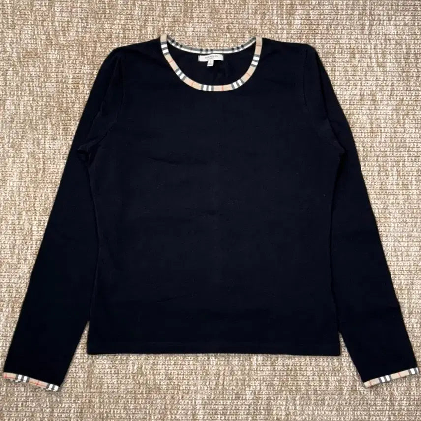 [BUNJANG] Burberry Black Long Sleeve T-shirt / 버버리 블랙 긴팔티