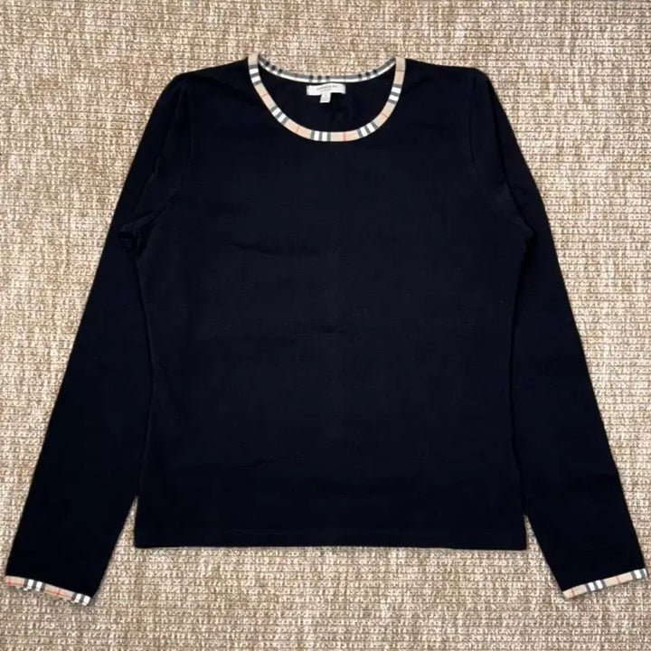 [BUNJANG] Burberry Black Long Sleeve T-shirt / 버버리 블랙 긴팔티