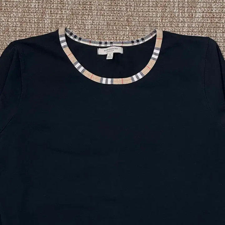 [BUNJANG] Burberry Black Long Sleeve T-shirt / 버버리 블랙 긴팔티