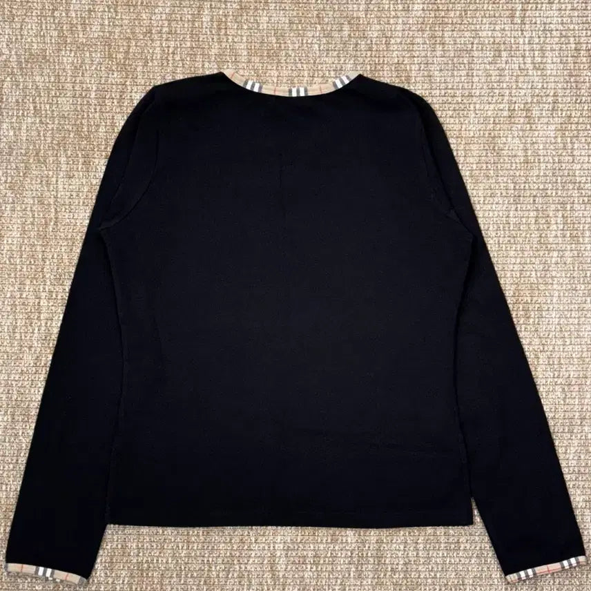 [BUNJANG] Burberry Black Long Sleeve T-shirt / 버버리 블랙 긴팔티