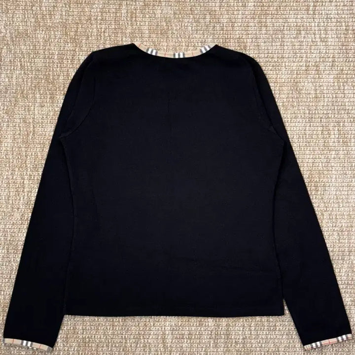 [BUNJANG] Burberry Black Long Sleeve T-shirt / 버버리 블랙 긴팔티