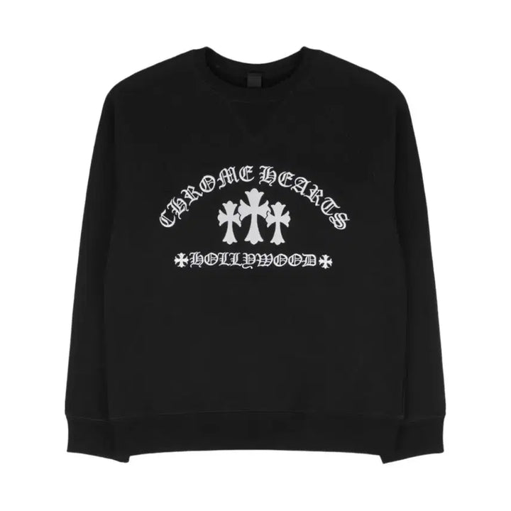 [SOLD OUT] [M] 크롬하츠 세메터리 헐리우드 맨투맨 블랙