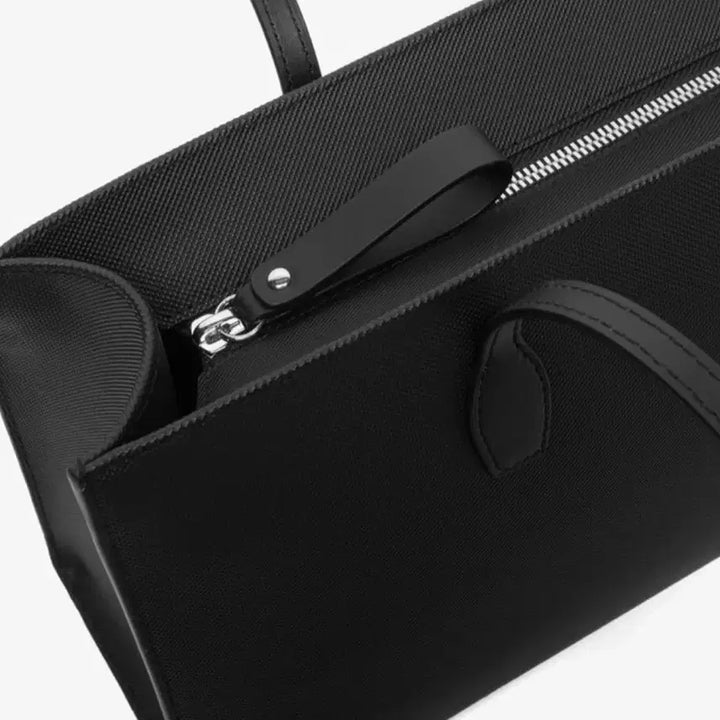 [BUNJANG] Lacoste Black Tote Bag / 라코스테 블랙 쇼퍼백 토트백