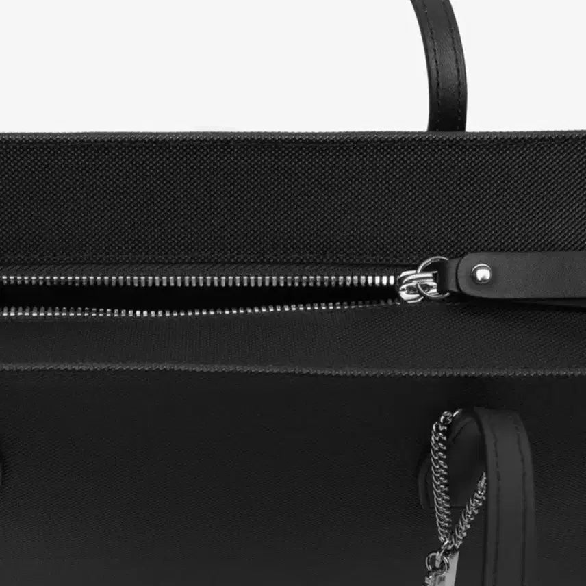 [BUNJANG] Lacoste Black Tote Bag / 라코스테 블랙 쇼퍼백 토트백