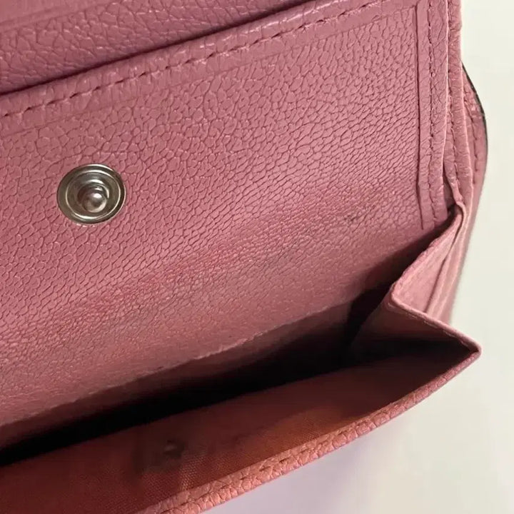 [BUNJANG] Miu Miu Pink Wallet / 미우미우 핑크 반지갑 (정품)