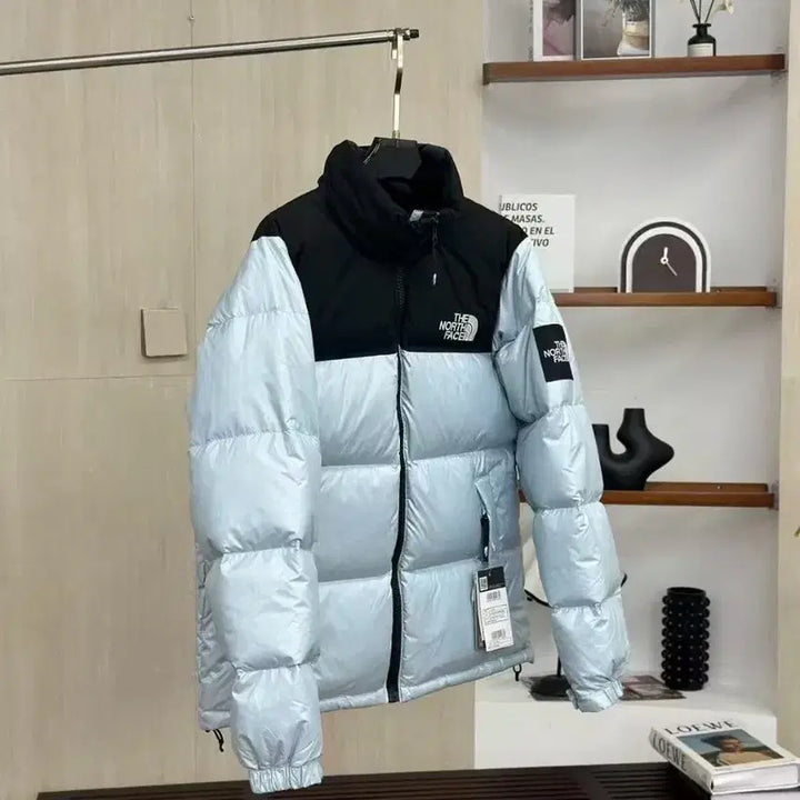 [BUNJANG] The North Face Nuts Big Check Logo Sleeve Version / 노스페이스 넛츠 빅체크 소매에 로고 버전이 있어요