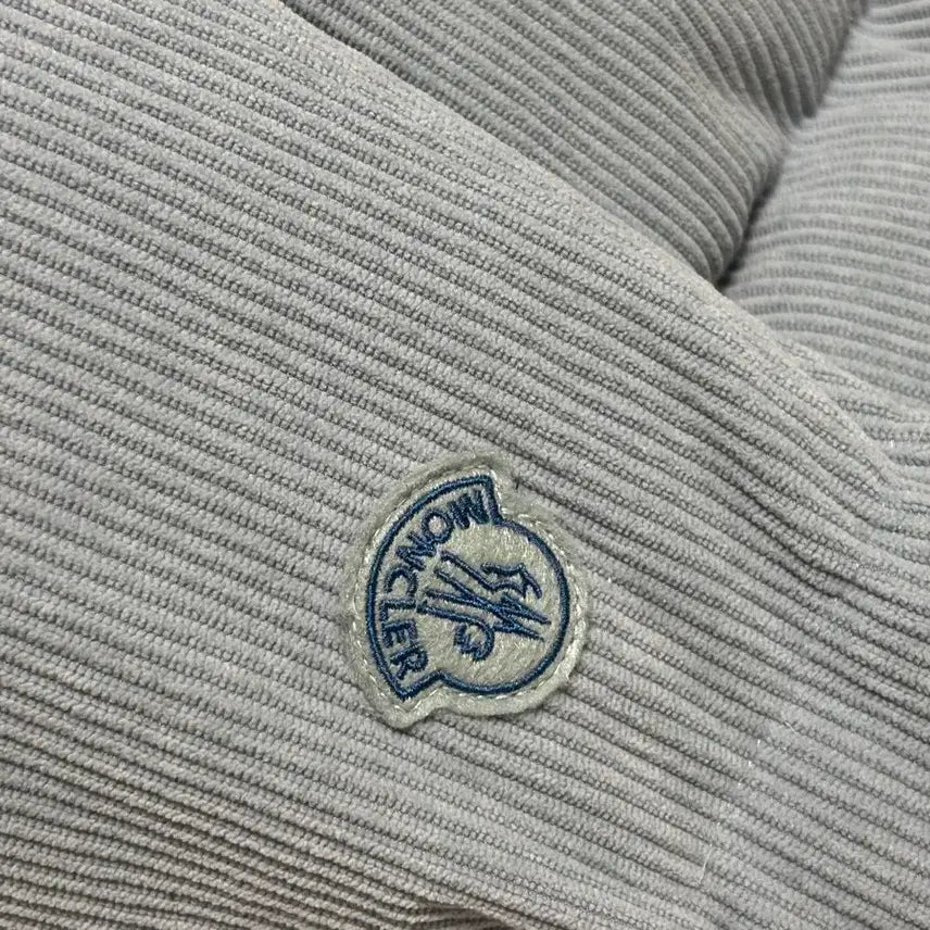 [BUNJANG] Moncler Corduroy Short Padded Jacket Light Blue / 몽클레어 코듀로이 숏패딩 라이트블루