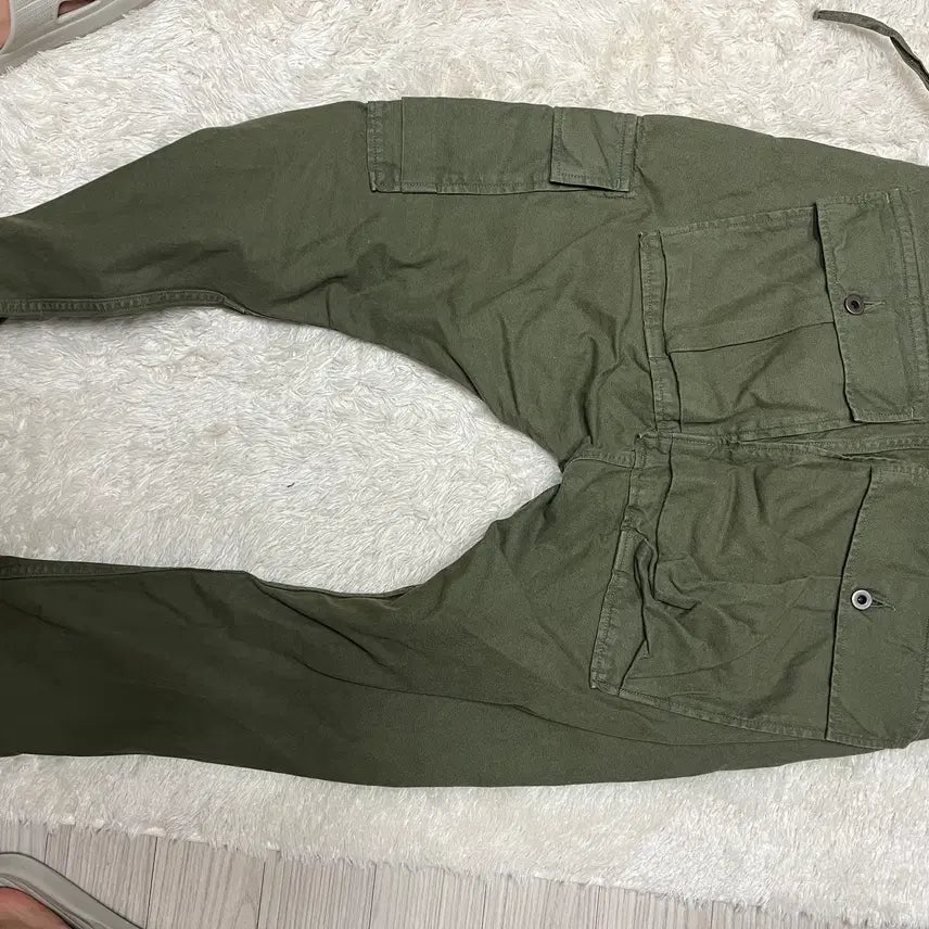 [BUNJANG] Capital Ringo Man Cargo Pants Olive 3 / 캐피탈 링고맨 카고팬츠  올리브 3