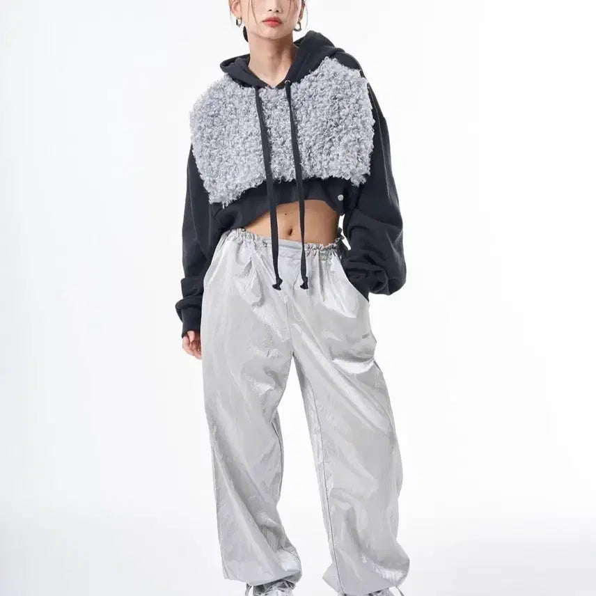 [BUNJANG] Cherry Puppy Fur Hoodie / 라뇨 체리퀴리 퍼피 퍼 후디 후드