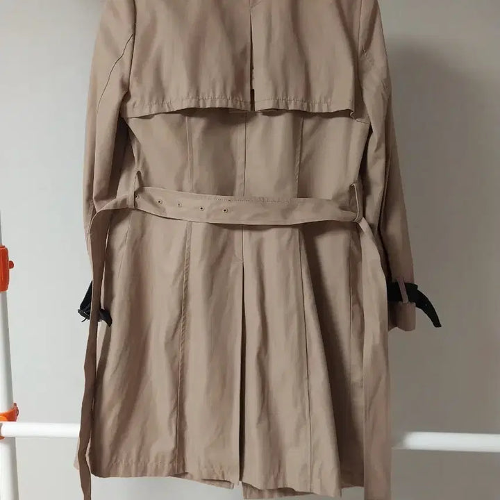 [BUNJANG] Plastic Island Beige Trench Coat (Size 55) / 플라스틱 아일랜드 베이지 트렌치 코트 55