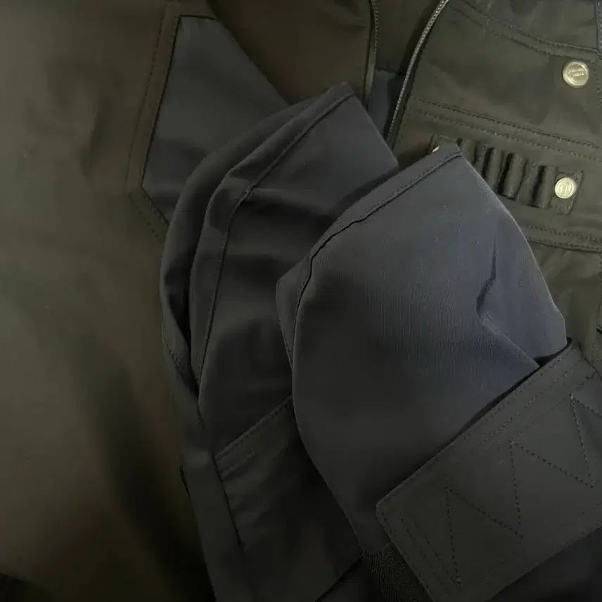 [BUNJANG] Under My Car Multi-Zipper Turtle Shell Parka / 언더마이카 카메 멀티 지퍼 터틀 쉘 파카 에프터 미드나잇