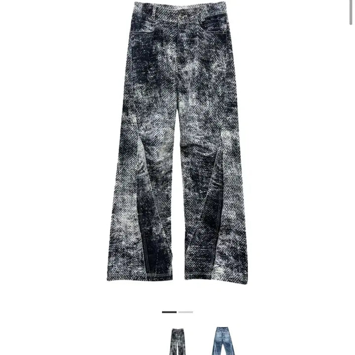 [BUNJANG] Blr Denim Printed Set Up / Blr 데님 프린티드 셋업