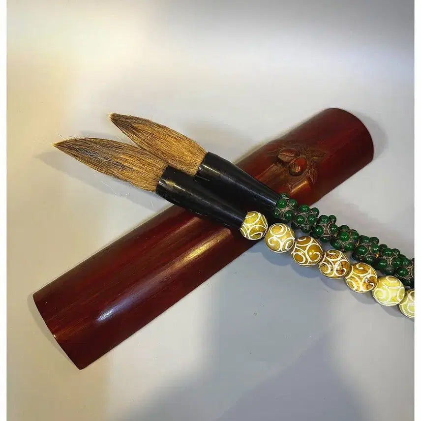 [BUNJANG] Antique Bamboo Calligraphy Arm Rest / 고대 문방용품 - 대나무 서예 팔 받침대