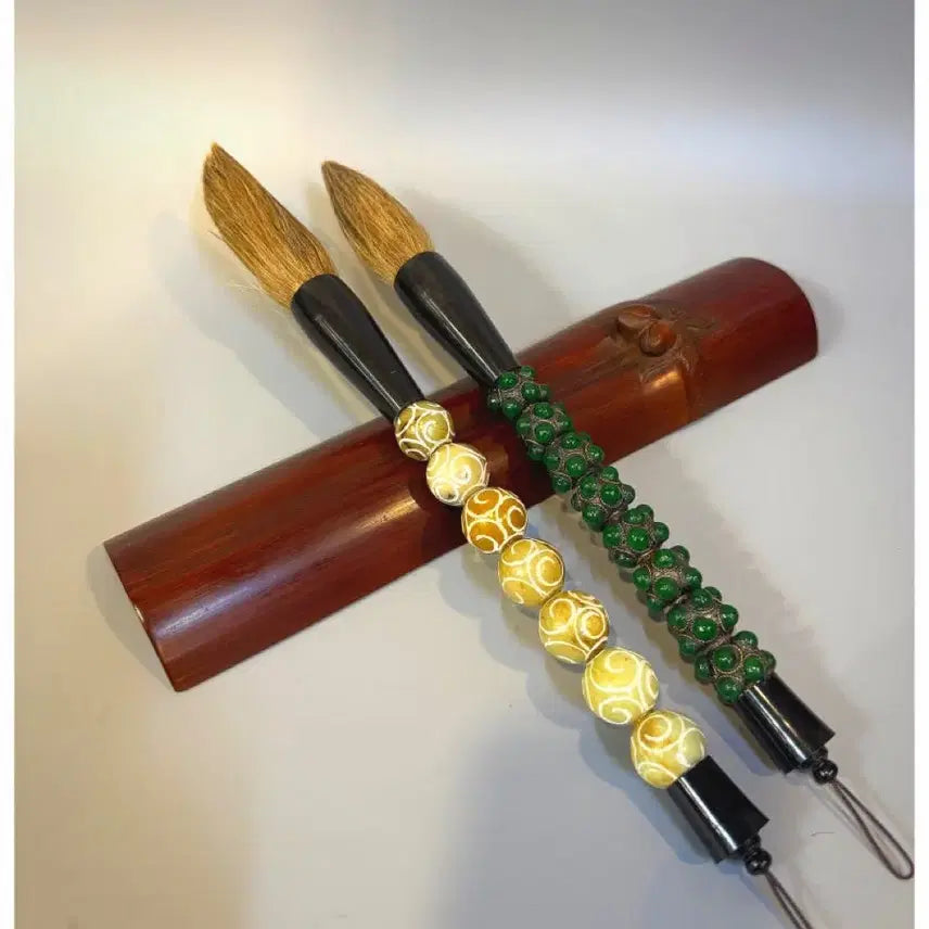 [BUNJANG] Antique Bamboo Calligraphy Arm Rest / 고대 문방용품 - 대나무 서예 팔 받침대