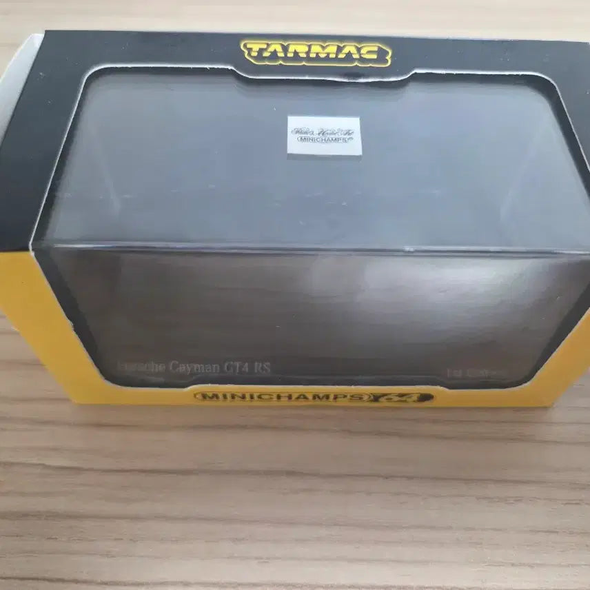 [BUNJANG] Tarmac Works Porsche Cayman GT4 Yellow Version Model Car / 타막웍스 x 미니챔스  포르쉐 카이멘 gt4 옐로우버전 택포7.7