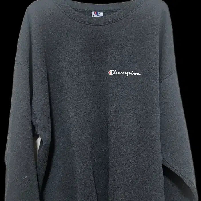 [BUNJANG] Champion 90s Sweatshirt Black XL / 90s 챔피온 스웻셔츠 블랙 xl 페이딩 워싱