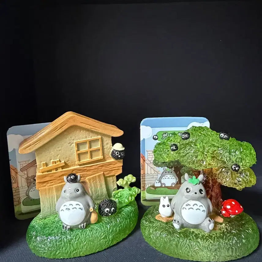 [BUNJANG] Ghibli Totoro LED Figure Set / 지브리 토토로 LED 피규어 판매합니다!