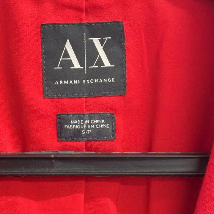 [BUNJANG] Armani Exchange Red Coat S / 알마니익스체인지 ax 레드 코트 S