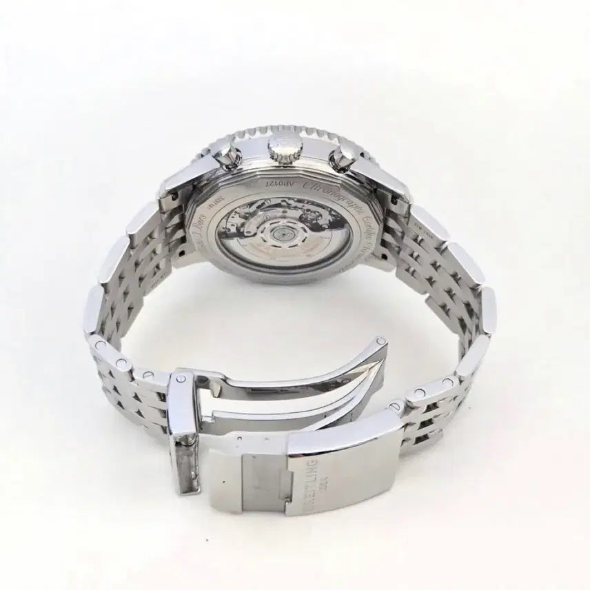 [BUNJANG] BREITLING Navitimer 46MM Chronograph Steel Watch / 브라이틀링 AB0127 네비타이머 46MM 시스루백 스틸 남성용 시계