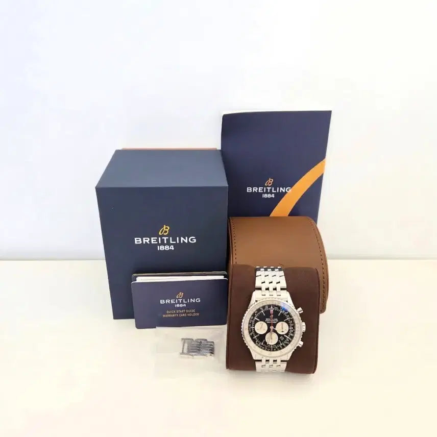 [BUNJANG] BREITLING Navitimer 46MM Chronograph Steel Watch / 브라이틀링 AB0127 네비타이머 46MM 시스루백 스틸 남성용 시계