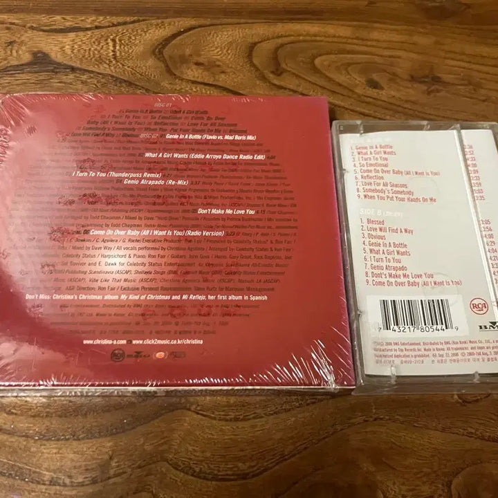 [SOLD OUT] 크리스티나 아길레라 국내 라이센스 초판 미개봉 팝 CD 카세트테이프