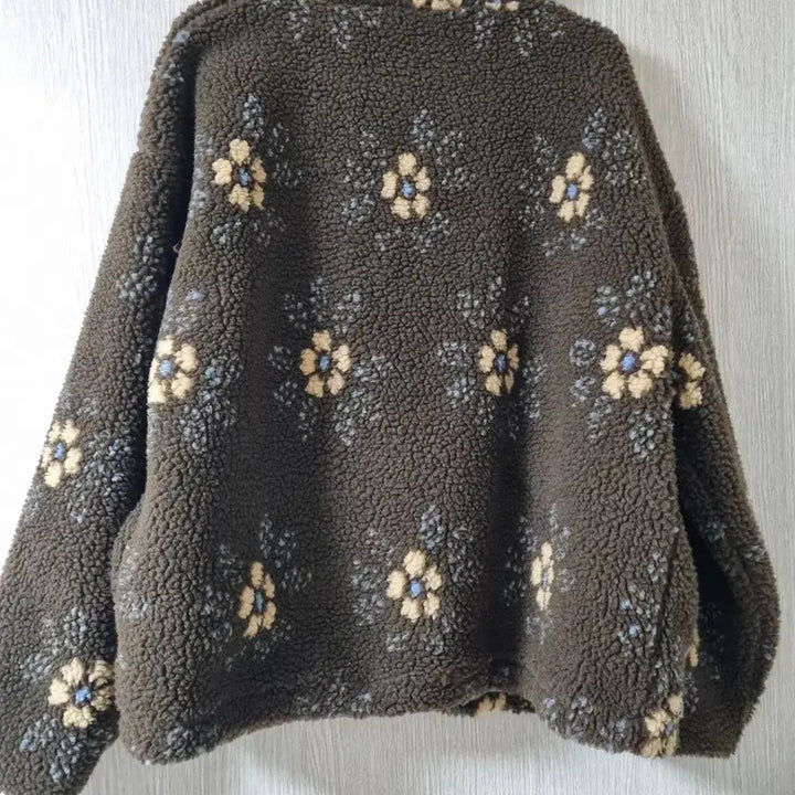 [BUNJANG] 6IXTY8IGHT Fleece Jacket / 꽃 뽀글이 후리스자켓