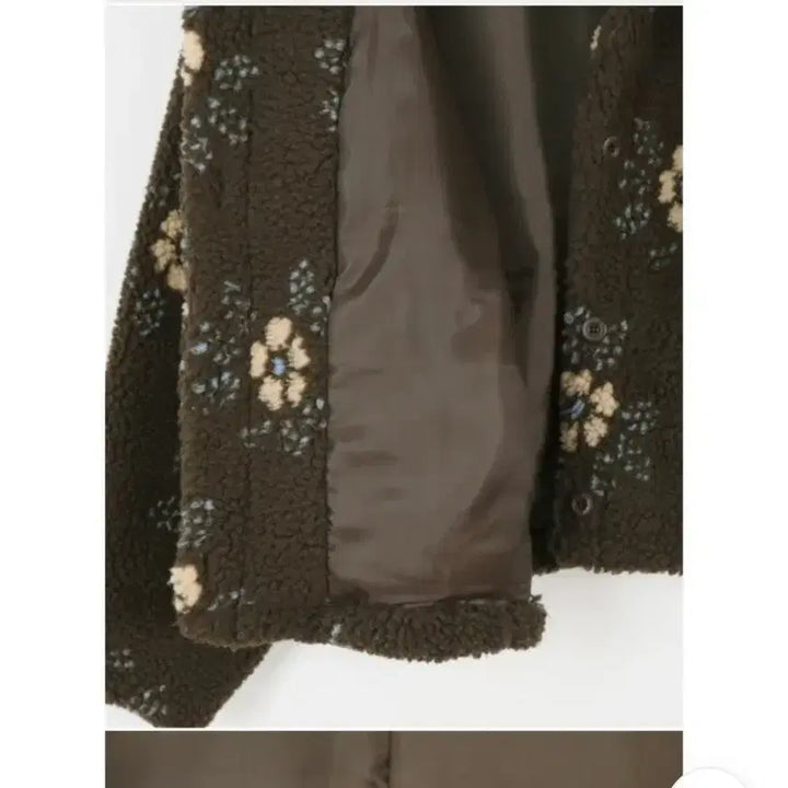 [BUNJANG] 6IXTY8IGHT Fleece Jacket / 꽃 뽀글이 후리스자켓