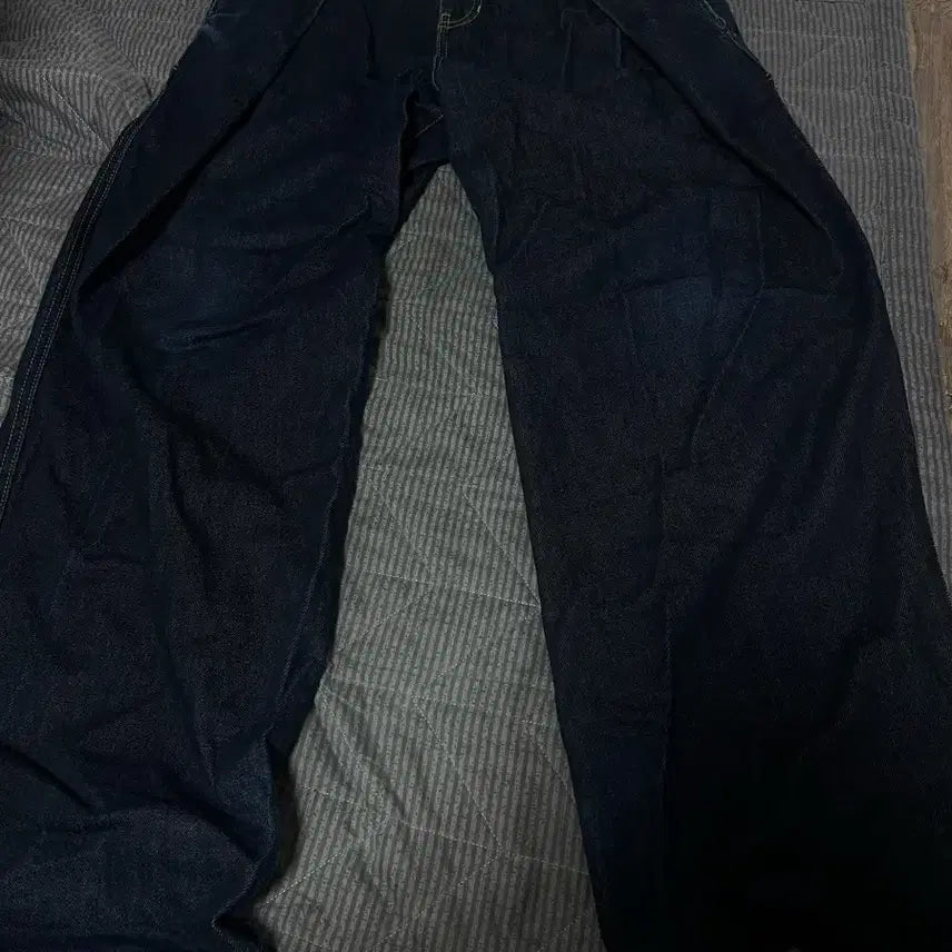 [BUNJANG] Wooyoungmi Denim Folding Pants / 우영미 데님 폴딩팬츠