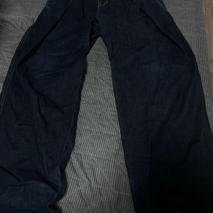 [BUNJANG] Wooyoungmi Denim Folding Pants / 우영미 데님 폴딩팬츠