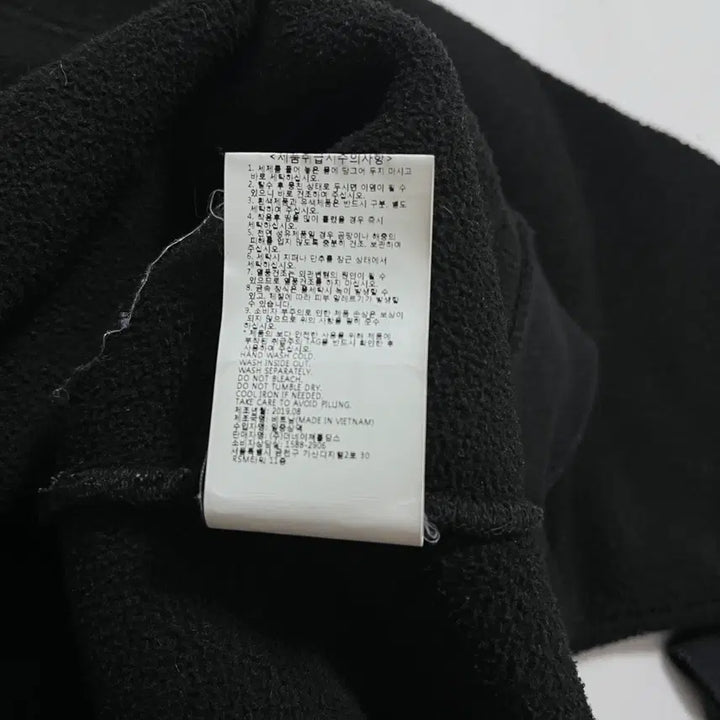 [BUNJANG] National Geographic Black Fleece Sweatshirt [L] / [정품] 네셔널지오그래픽 블랙 후리스 맨투맨 [ L ]