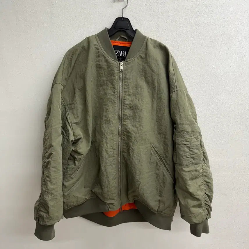 [BUNJANG] Zara MA-1 Bomber Jacket L / Zara 자라 투웨이 ma-1 봄버 자켓 L