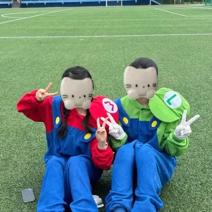 [BUNJANG] Mario Luigi Costume Set / 마리오 루이지 판매