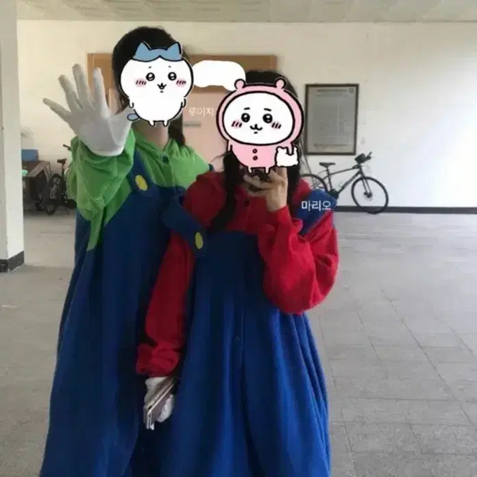 [BUNJANG] Mario Luigi Costume Set / 마리오 루이지 판매
