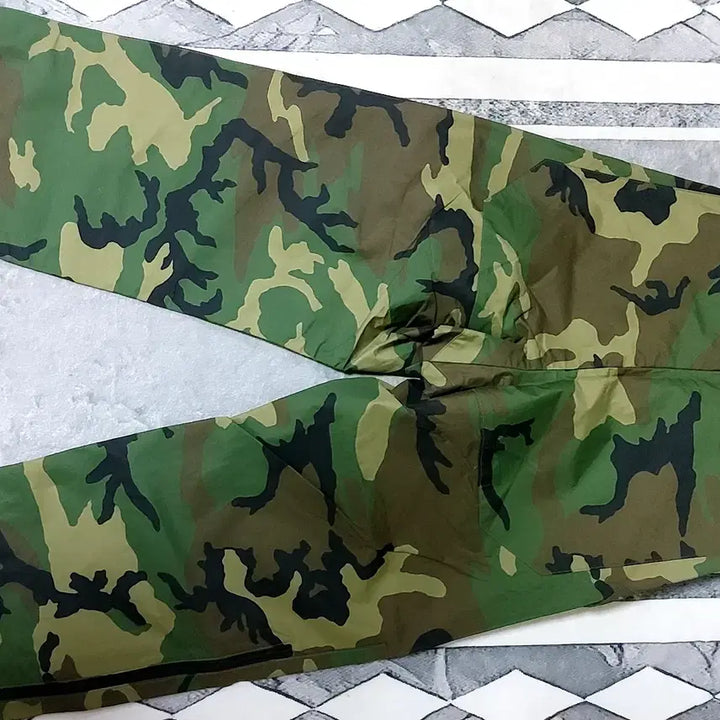 [BUNJANG] US Military Original Woodland Gore-Tex Pants (Small-Short) / 미사용 신품 미군 오리지널 우드랜드 고어텍스 팬츠 (스몰 숏)
