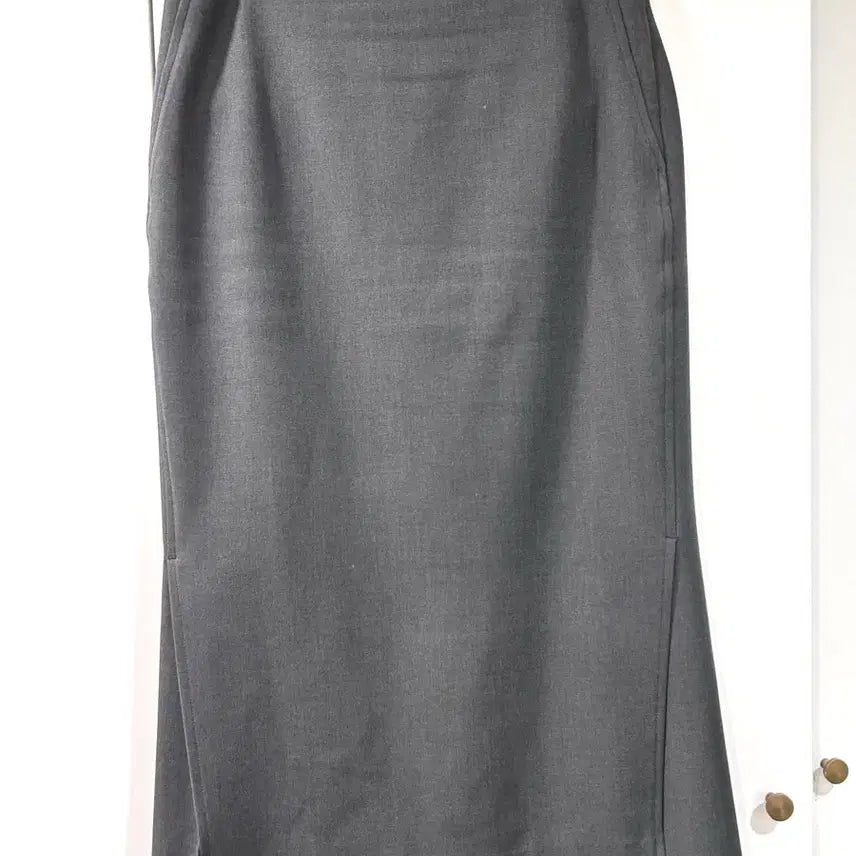 [BUNJANG] ARES M Winter Slit Maxi Skirt - Charcoal / 아레스엠 윈터 슬릿 맥시스커트(30) - 차콜