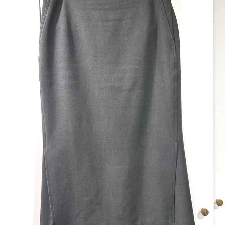 [BUNJANG] ARES M Winter Slit Maxi Skirt - Charcoal / 아레스엠 윈터 슬릿 맥시스커트(30) - 차콜