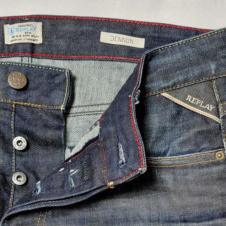 [BUNJANG] Replay JENNON Red Selvedge Denim Jeans (29) / [셀비지] Replay JENNON 레드 셀비지 데님 (29)