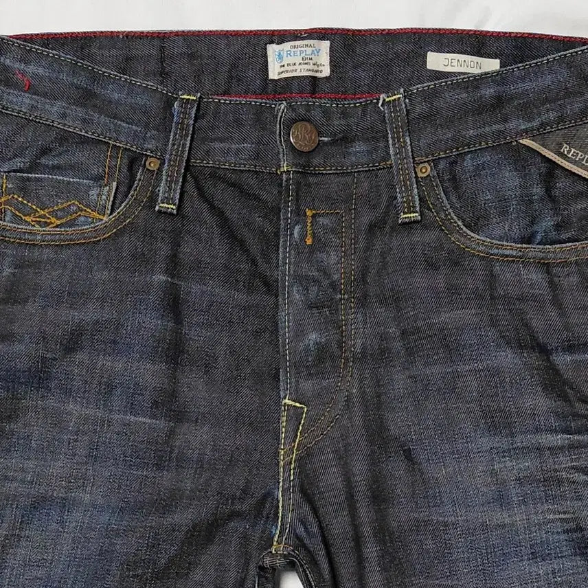 [BUNJANG] Replay JENNON Red Selvedge Denim Jeans (29) / [셀비지] Replay JENNON 레드 셀비지 데님 (29)
