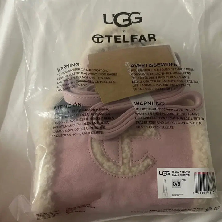 [BUNJANG] Telfar x UGG Small Shopping Bag Pink / 텔파 x 어그 스몰 쇼핑백 핑크 새상품