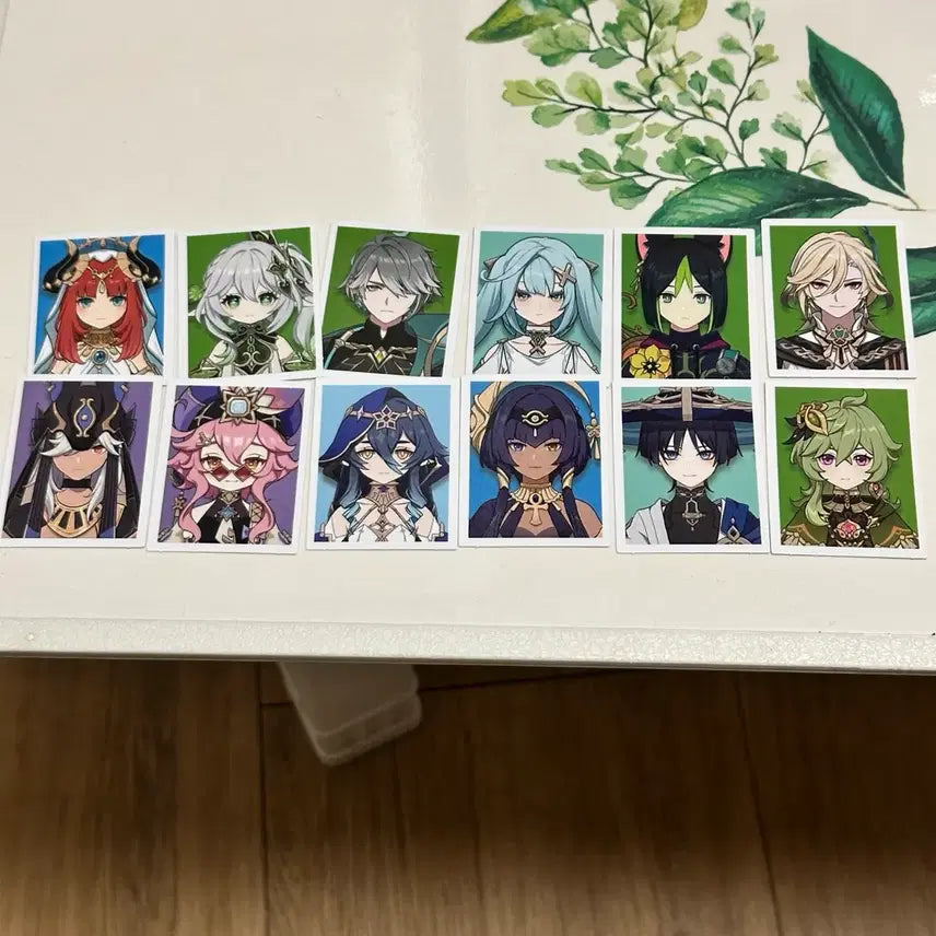 [BUNJANG] Genshin Cafe Bundle Set Photocard & Coaster / 원신 카페 증명사진 / 포카 / 코스터 일괄