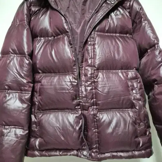 [BUNJANG] GUESS JEANS Down Padded Jacket / 게스 GUESS JEANS 다운패딩 M 버건디