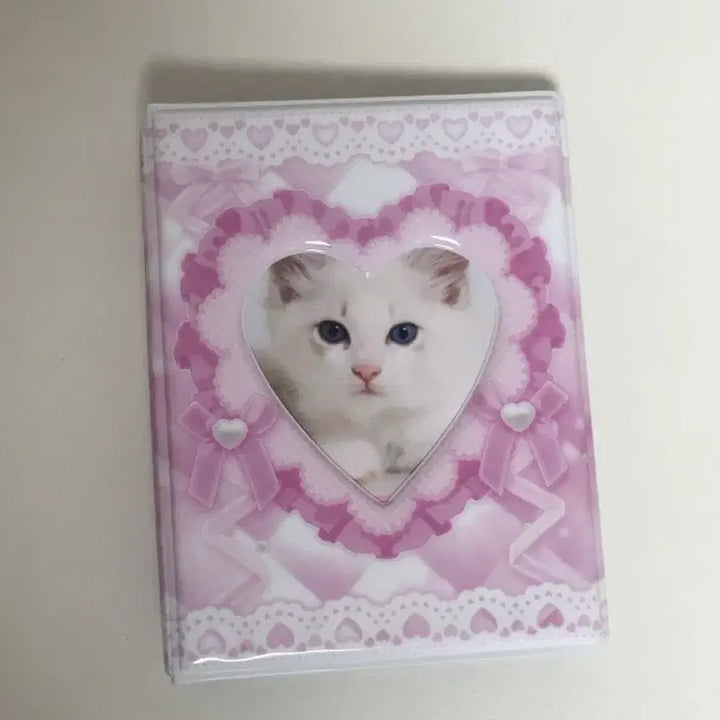 [BUNJANG] Idol Pink Ruffle Photocard Holder / 아워모티프 빅 점보 콜렉트북 핑크 러플 양도 판매 아이돌 애니 포카