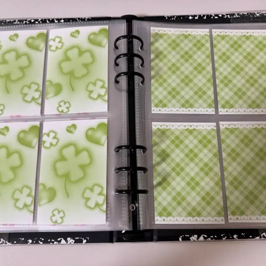 [BUNJANG] Composition Book Photocard Binder with Pages / 컴포지션북 포카바인더 속지포함 대지포함